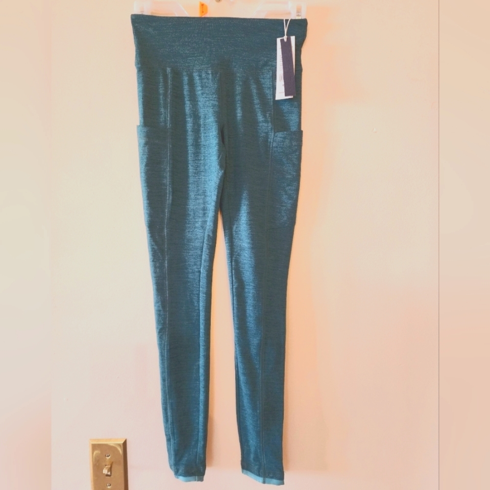 Vineyard Vines performance leggings deep juniper xxs Msrp 88.00 New with tags